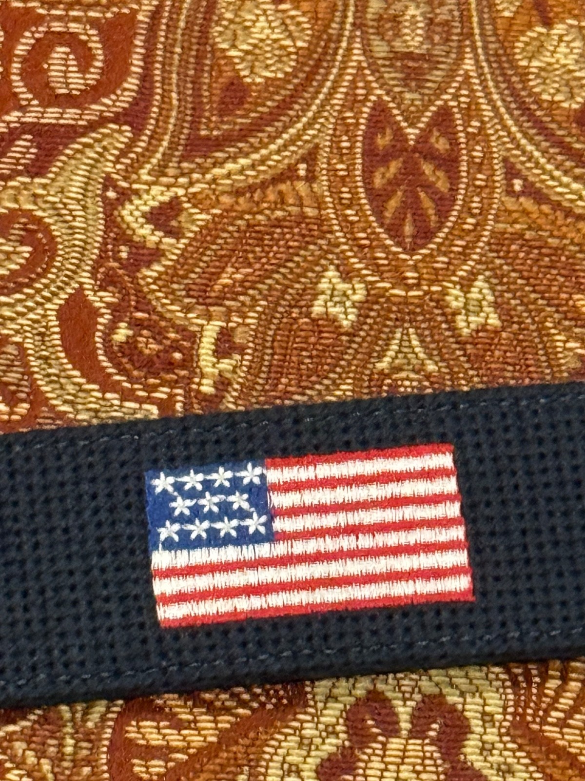 Penguin Men’s Size 40 Navy American Flag Belt MSRP $60