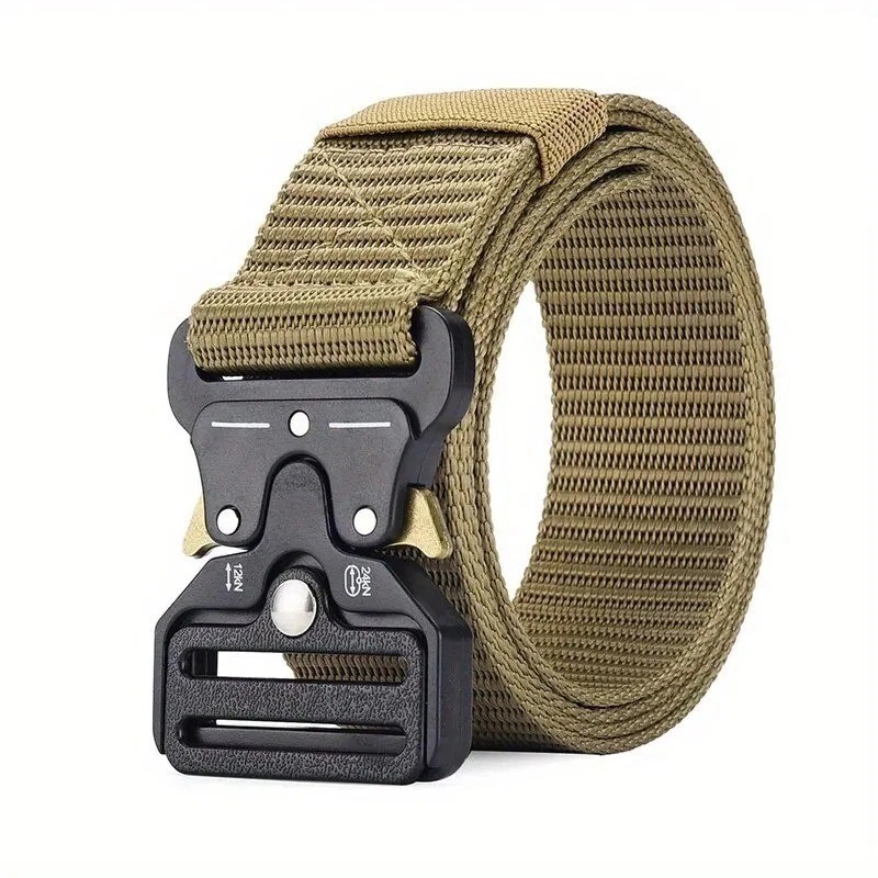 Genuine Tactical Belt Quick Release Nylon Military Outdoor Sports Black Unisex