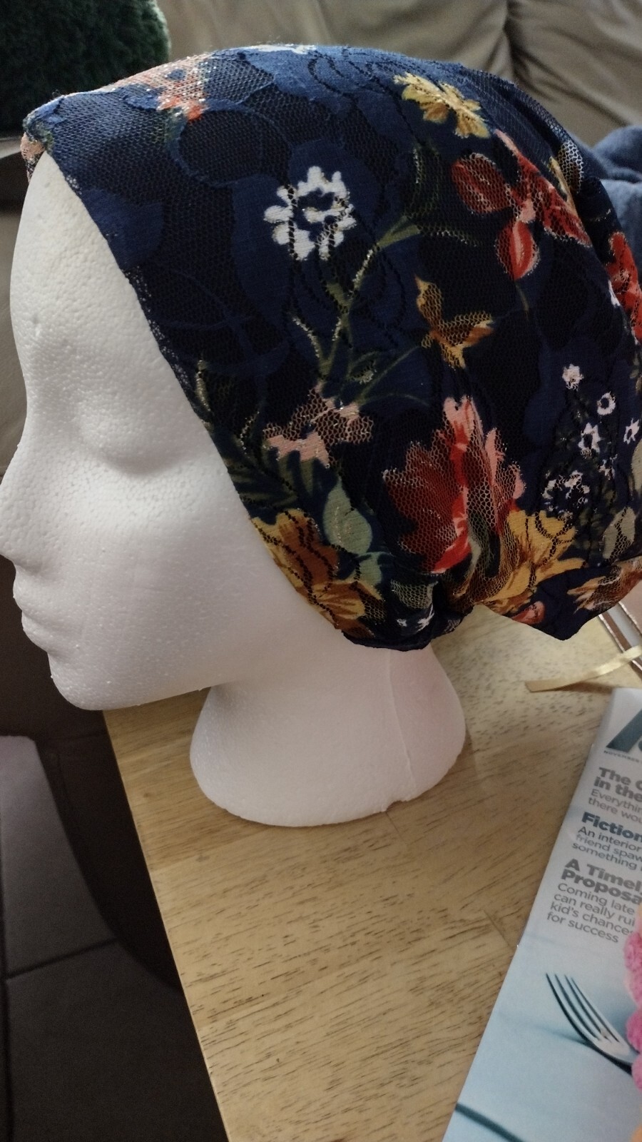 Womens Floral Beanies – 6 available (as shown) $16 EACH