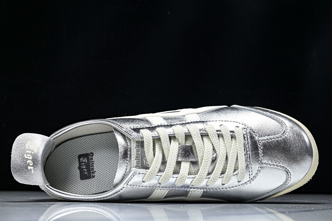 Onits*ka Tiger Mexico 66 Silver Off White THL7C2-9399 Unisex Size 4-11