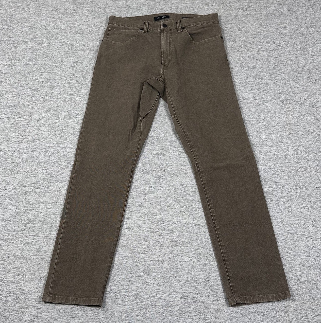 Proof Pants Mens Size 30×30 Olive Rover Canvas Slim Travel Workwear Huckberry