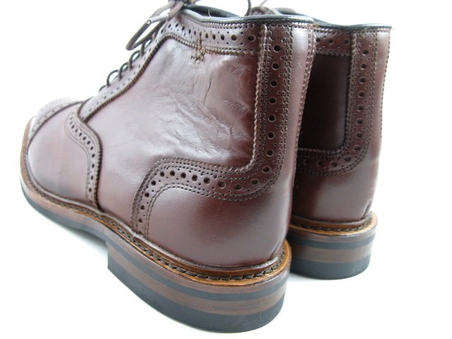 NEW Allen Edmonds “HAMILTON” Men’s Leather Cap-Toe Dress Boots 8 D Chili (806N)