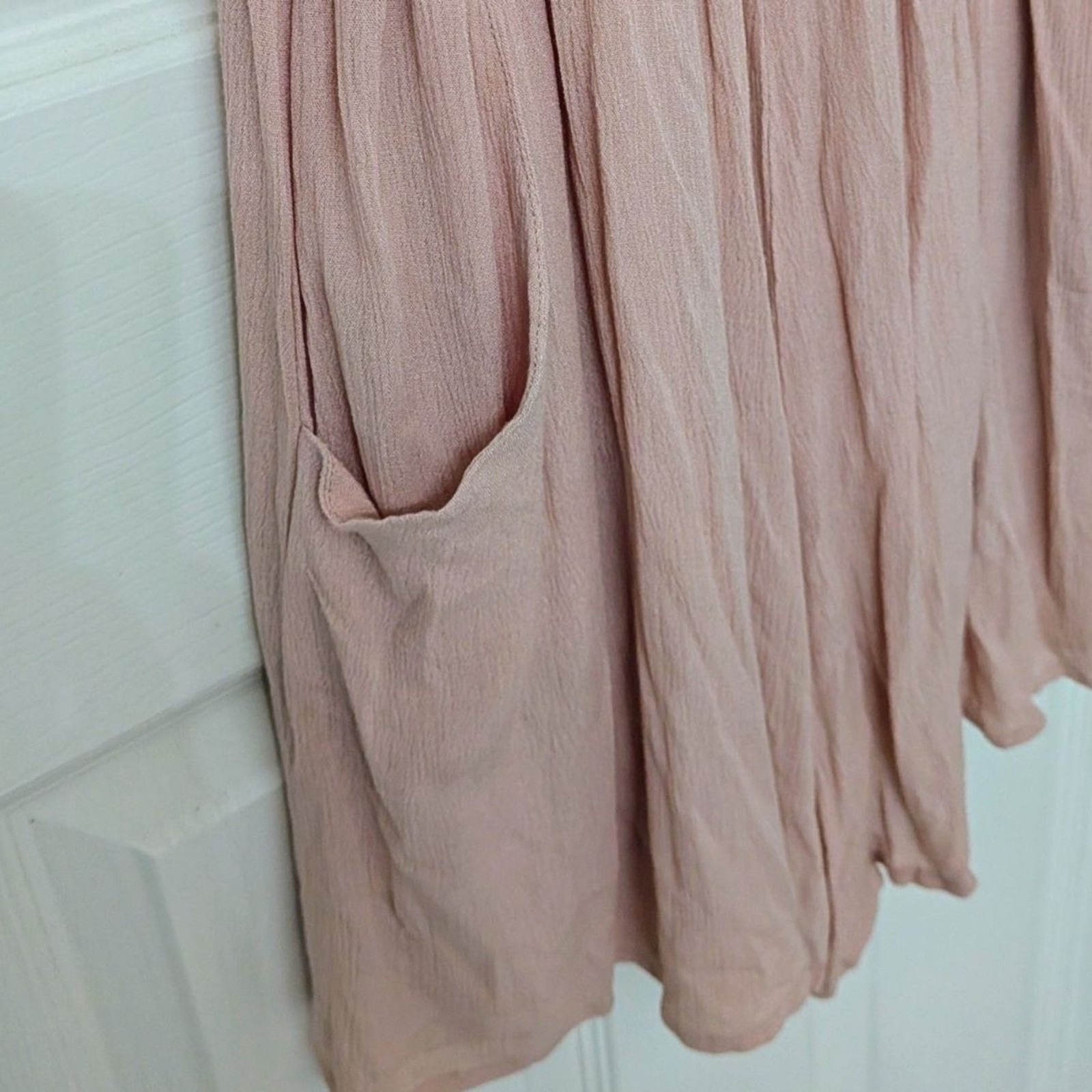 NWT! Bongo Pink Romper Off the Shoulder Ruffle Neckline | SZ Med