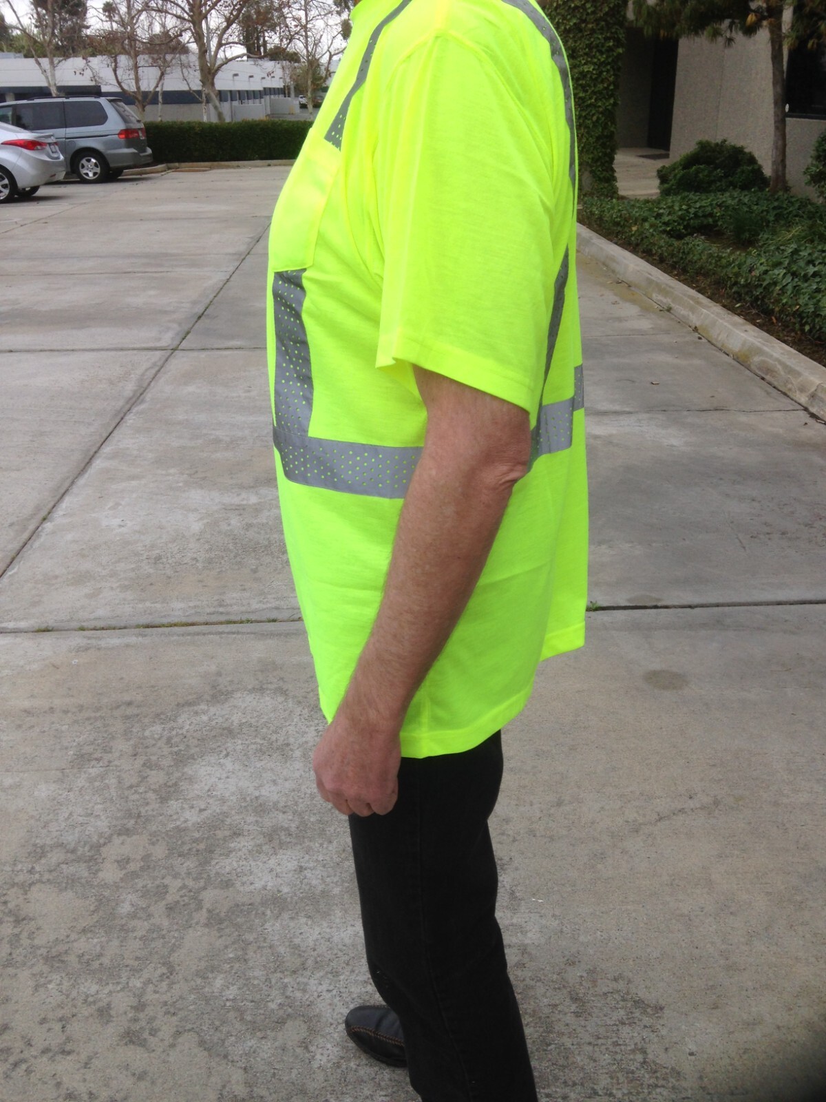 Safety T Shirt Class II Reflective Yellow HIGH VISIBILITY