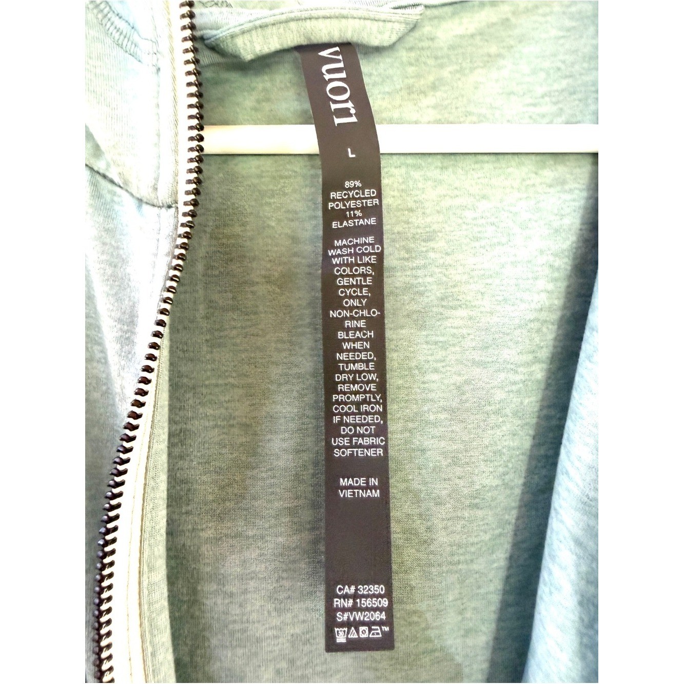 Vuori Halo Modern Full-Zip Hoodie – Women, Size L