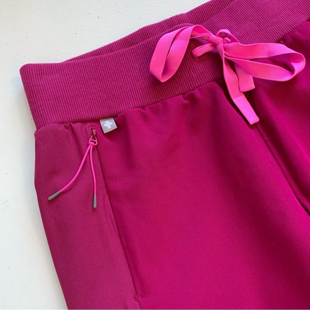 Figs Size XXS TALL Dark Magenta Boston Slim Tall Jogger Scrub Pants NWT