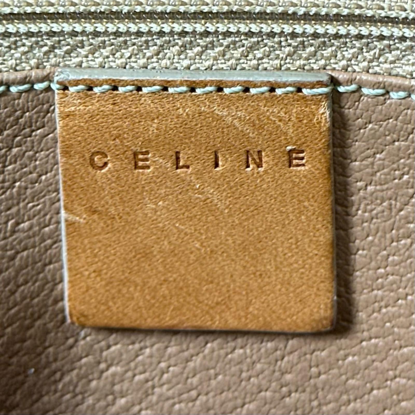CELINE Macadam Backpack Â· Daypack leather/PVC brown vintage Women