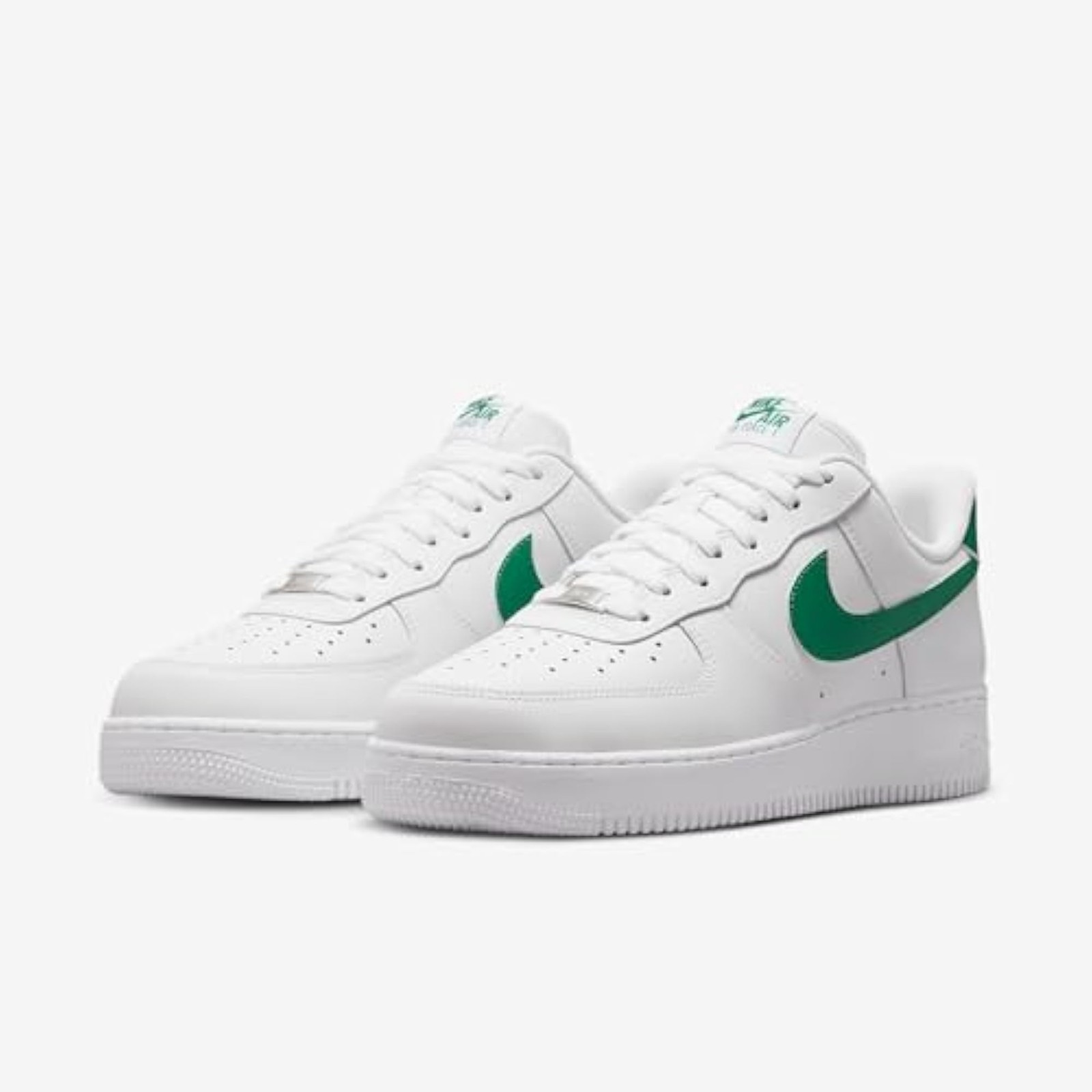 Nike Air Force 1 ’07 Men’s Shoes (White/Malachite) Size 10.5 – White/Malachite –