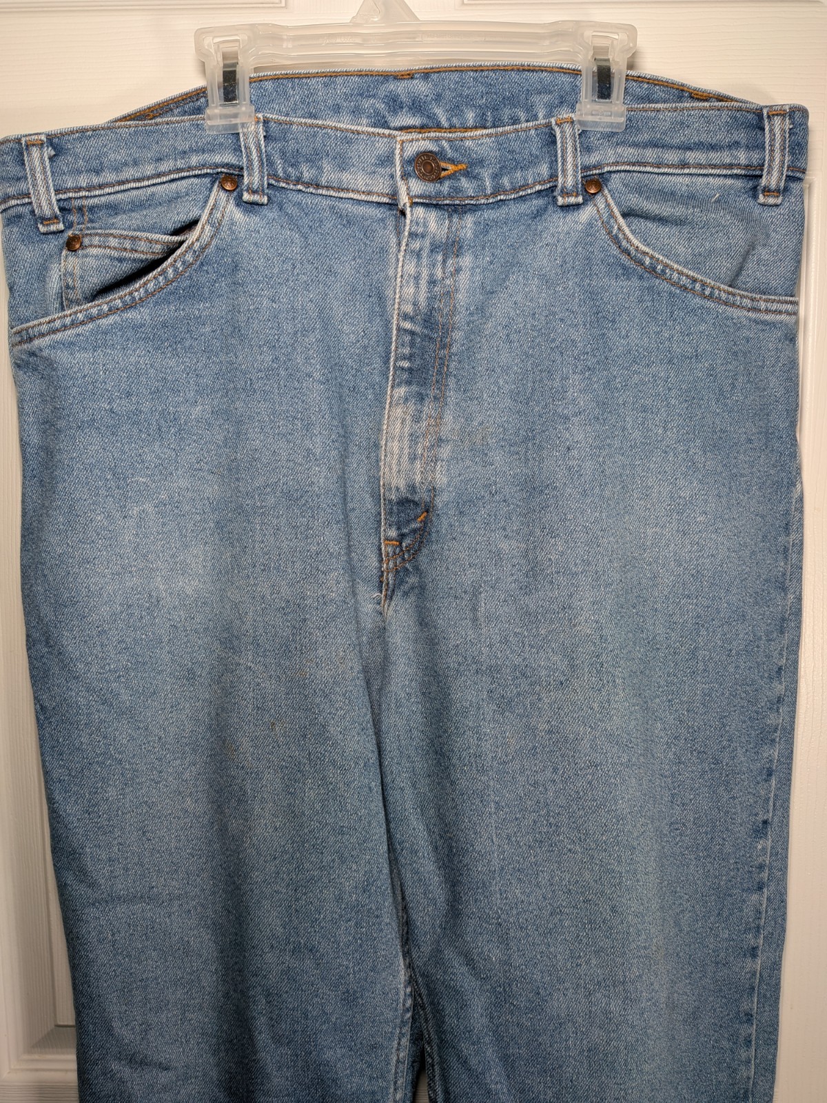 Vintage 1990s Levi’s 540 Flex Relaxed Fit Jeans Mens 38×32 Made In USA Brown Tab
