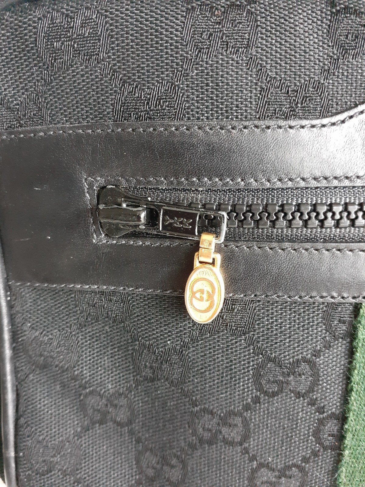 Vintage Designer Ophidia Gucci Crossbody Black W/ Web Sherry Line Pre-Owned Fair