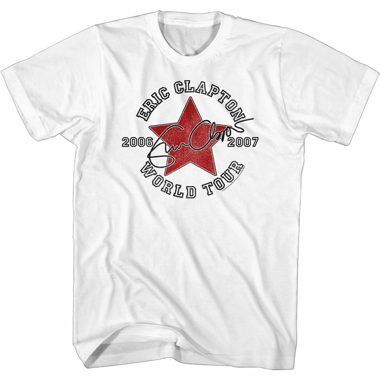 Vintage Guitar World Tour Star Graphic T-Shirt – T574
