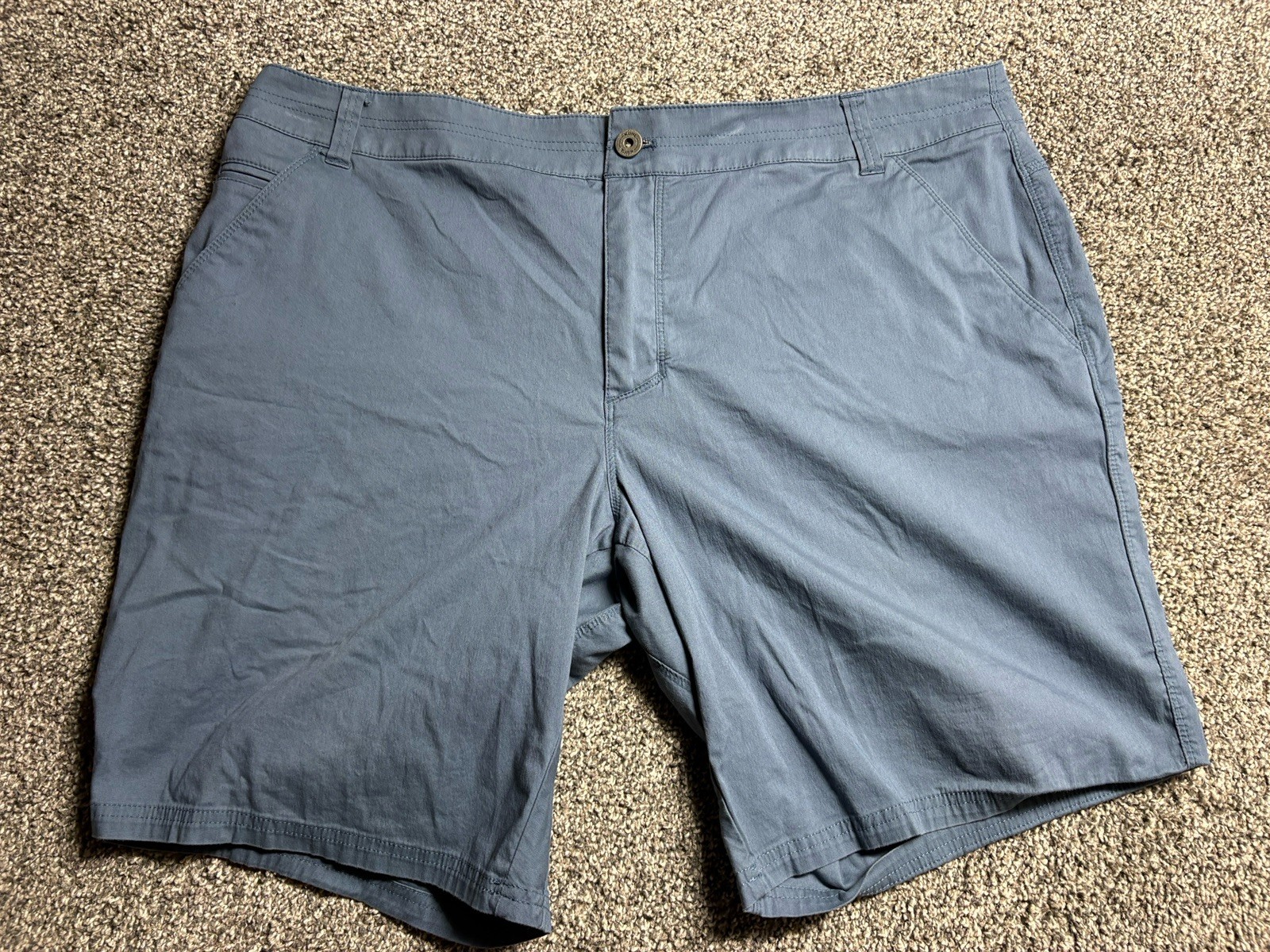 KUHL Resistor Lite Chino Shorts Mens 40 Blue Hiking Golf 9” Inseam 5205