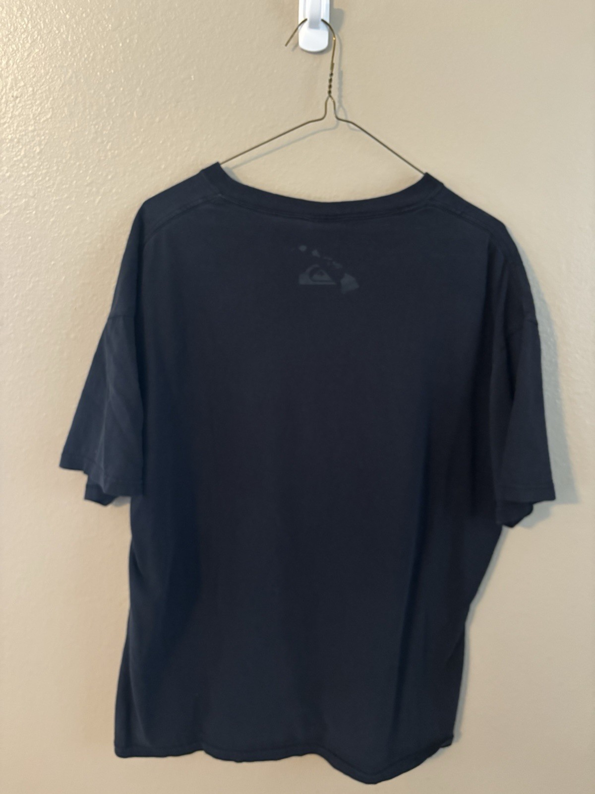 Vintage Quicksilver Shirt Mens L Y2K Hawaii Surf Black Graphic