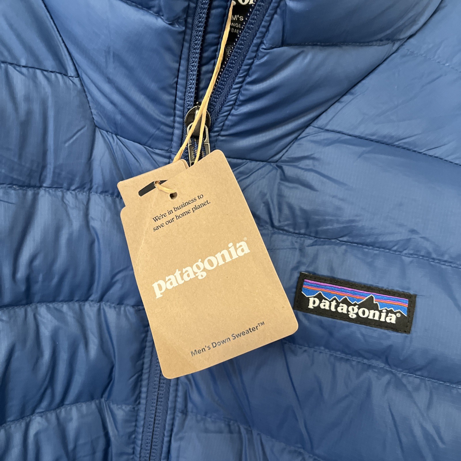 Patagonia Men’s Down Sweater – Clement Blue Large – SP26 84675 – New With Tags