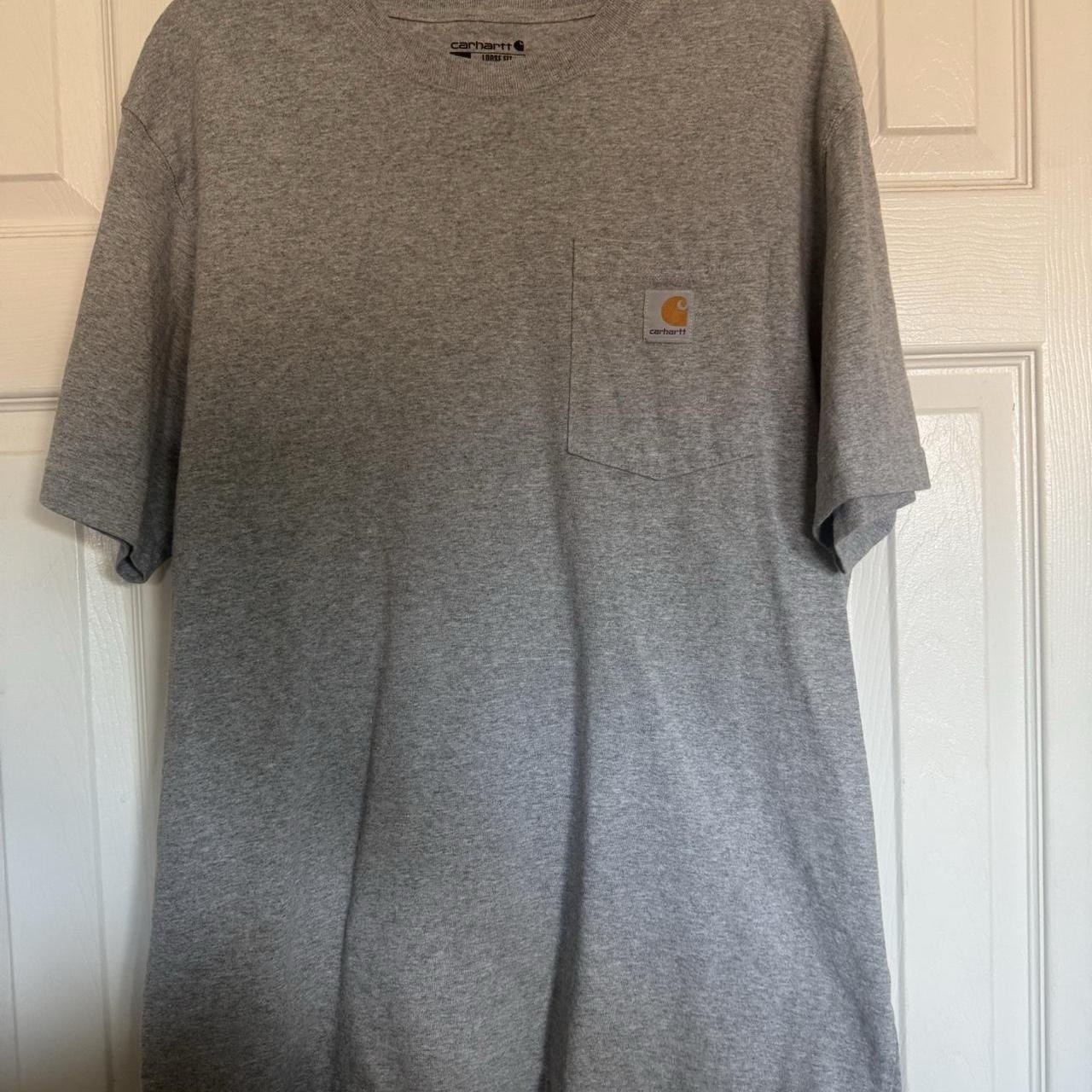 Carhartt Men’s Medium Gray Short Sleeve Loose Fit Pocket T-Shirt