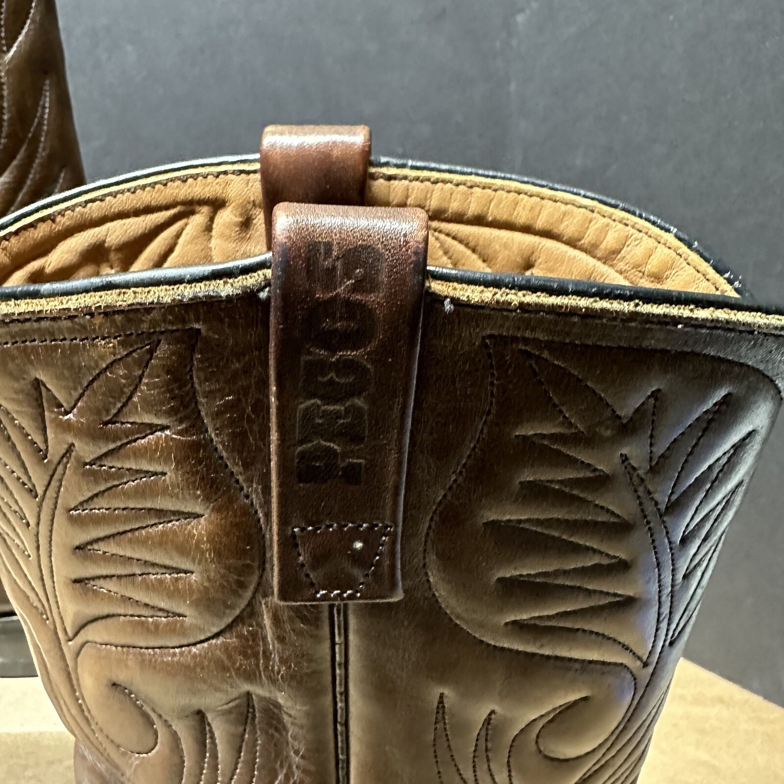 Vintage Red Wing Pecos 9801 Brown Leather Western Cowboy Work Boots Men’s 9.5 B