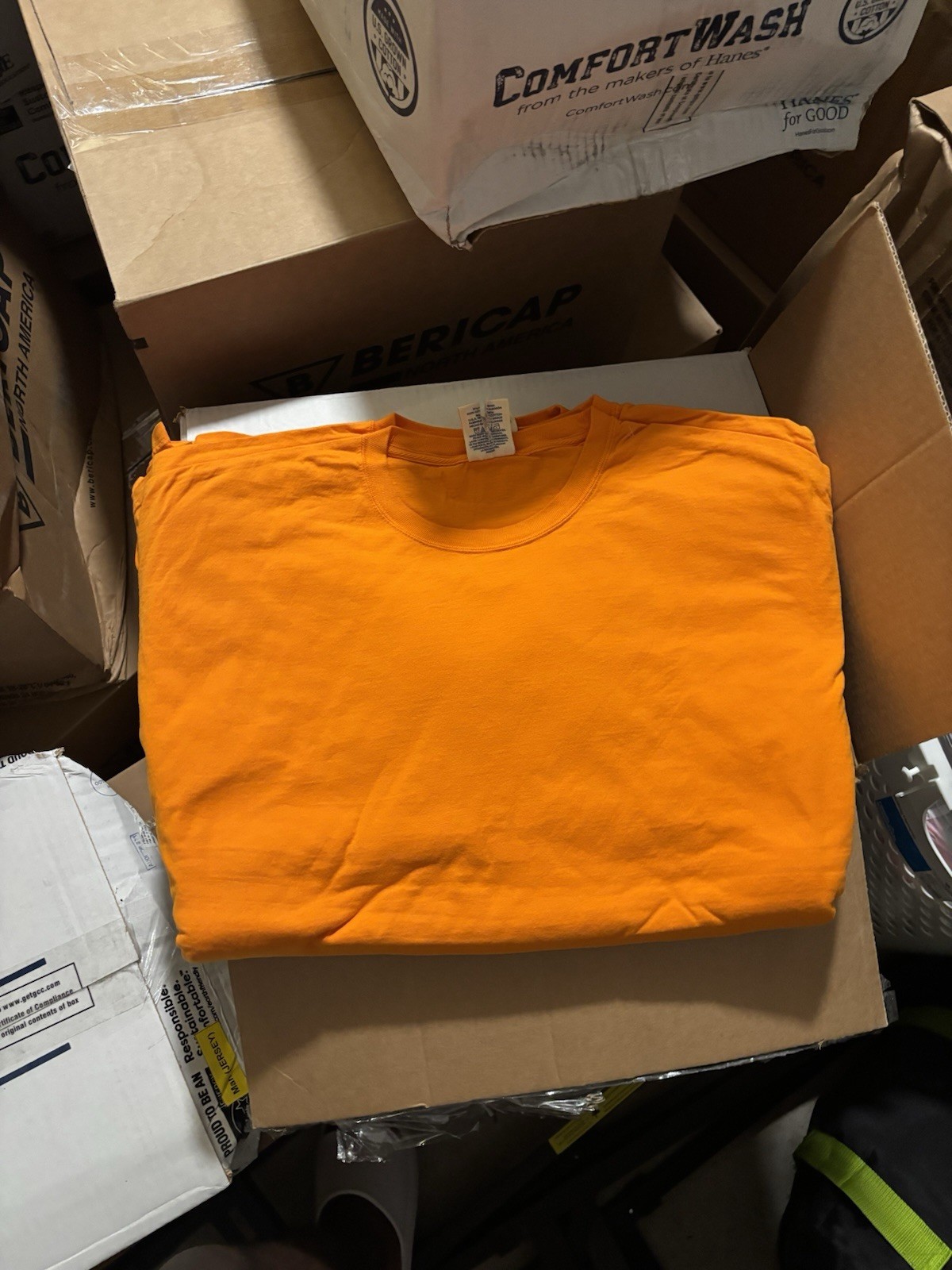 ComfortWash by Hanes T-Shirts – 100% Cotton (XS, S, M, L, 2XL, Assorted Colors)