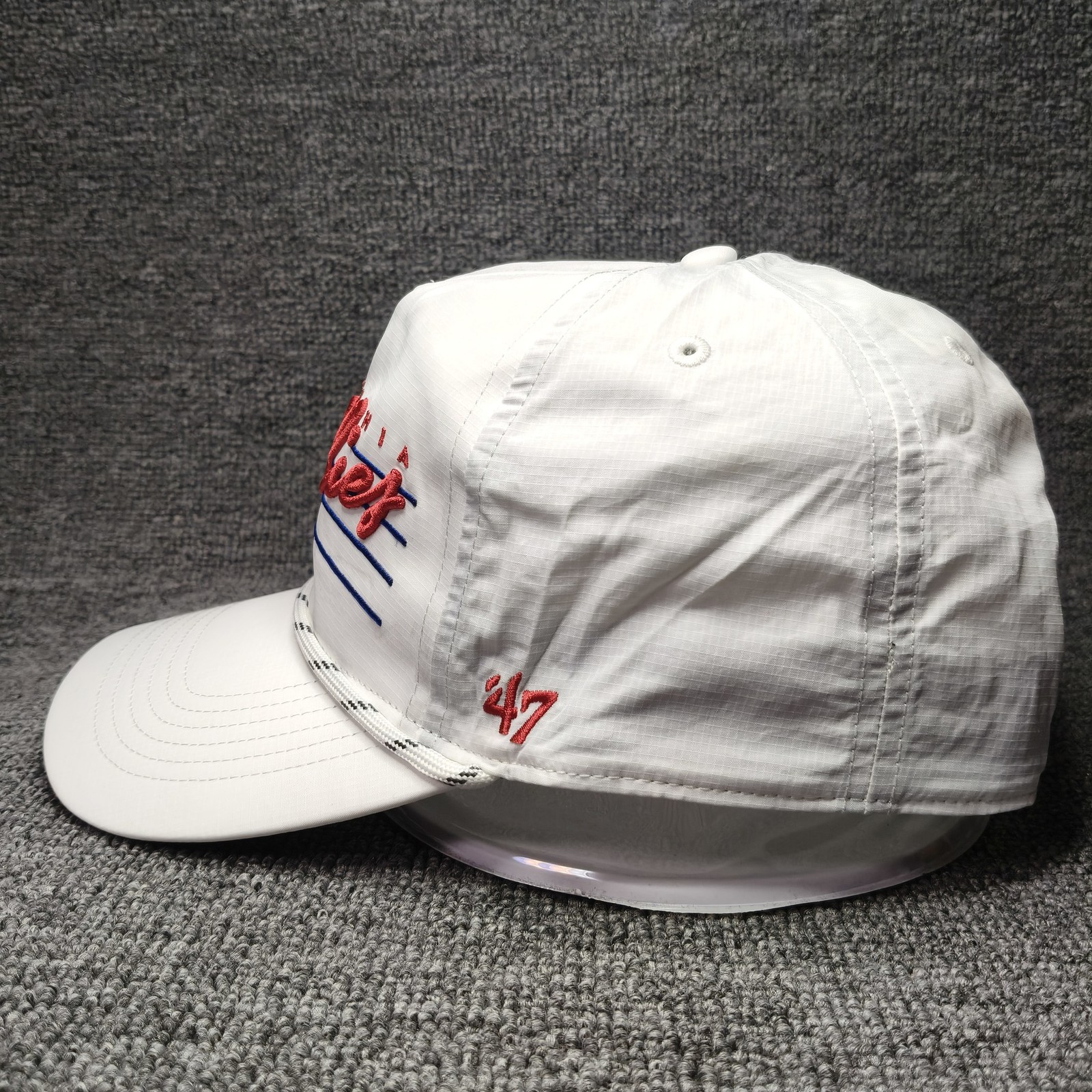 ’47 Brand Philadelphia Phillies Rope Snapback Hat White Retro MLB Cap