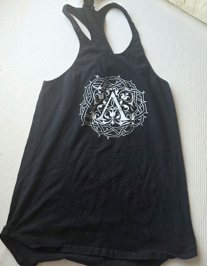 Ann Demeulemeester Black Logo Tank Top Size XS(SS)
