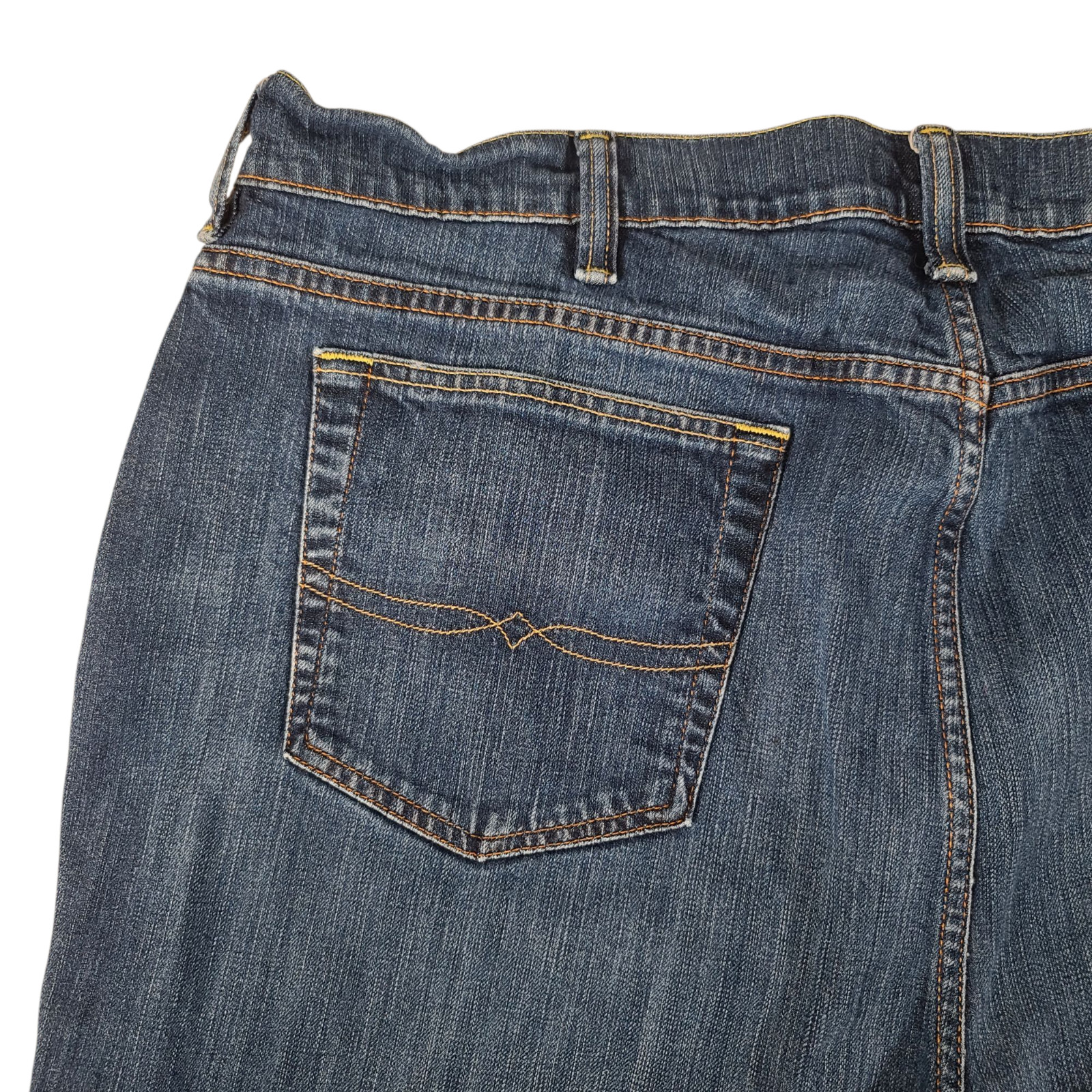Lucky Brand 181 Relaxed Stretch Rugged Blue Denim Jeans Mens 44×30 (42×27)