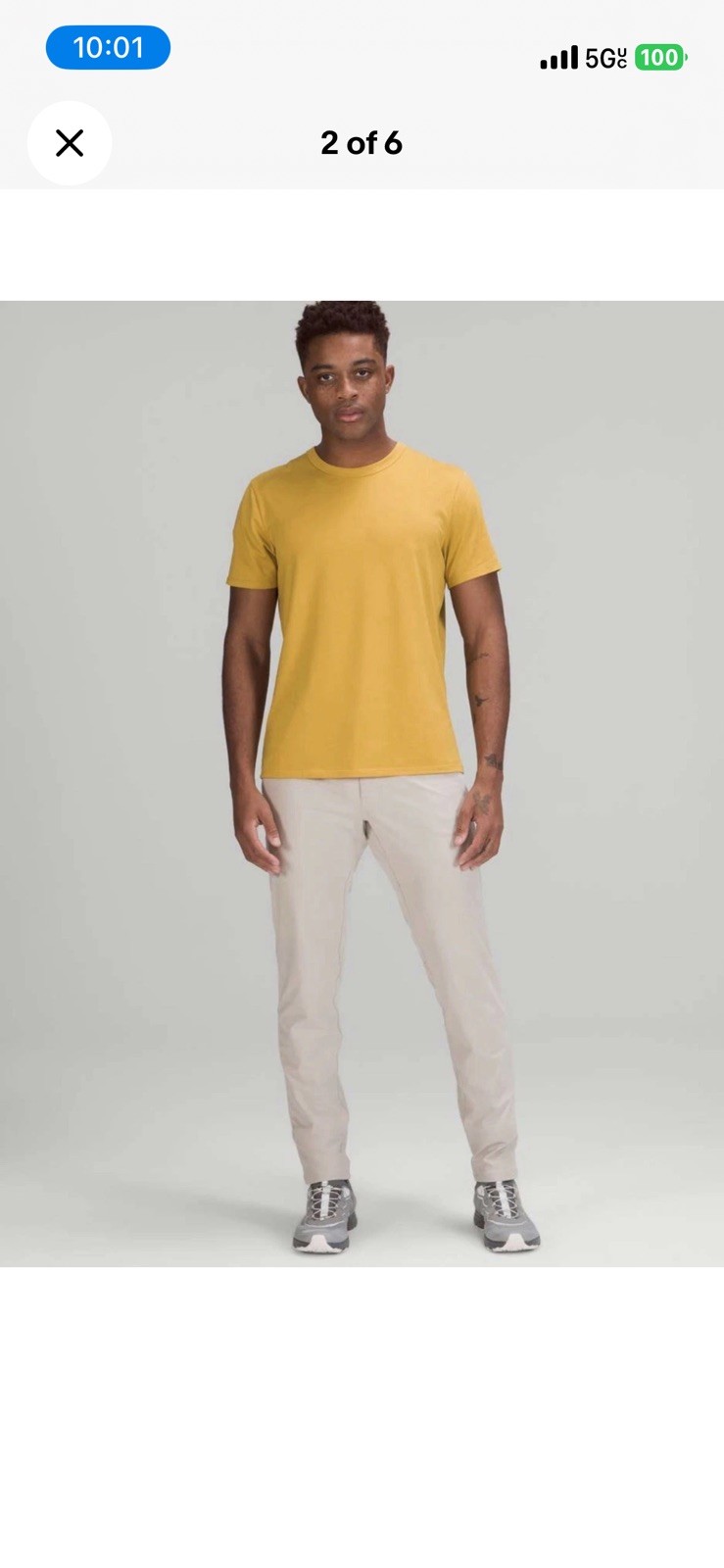 Lululemon Commission Pant Slim 31×32 Khaki Raw Linen Mens NWT Warpstreme RWLI
