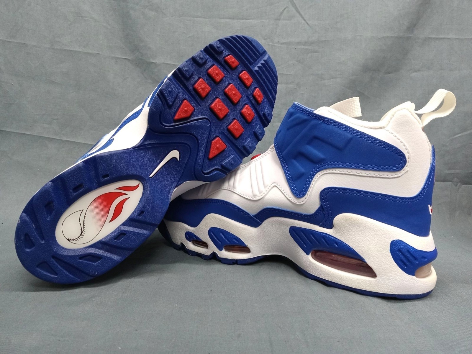 Nike Air Griffey Max 1 (GS) Sneaker USA Red White Blue Boys Size 5 NEW NO BOX!