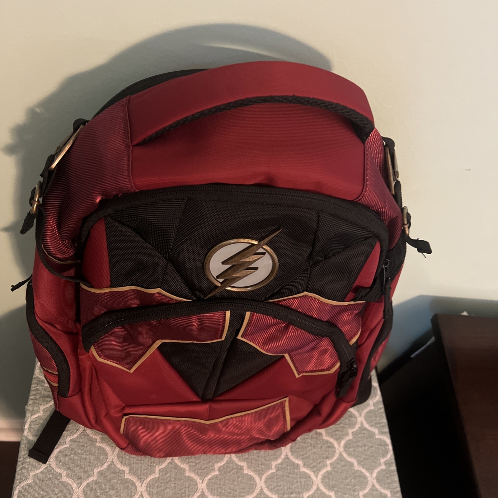 2018 Justice League/Dc Comics The Flash Tactical Style Laptop Backpack NWOT