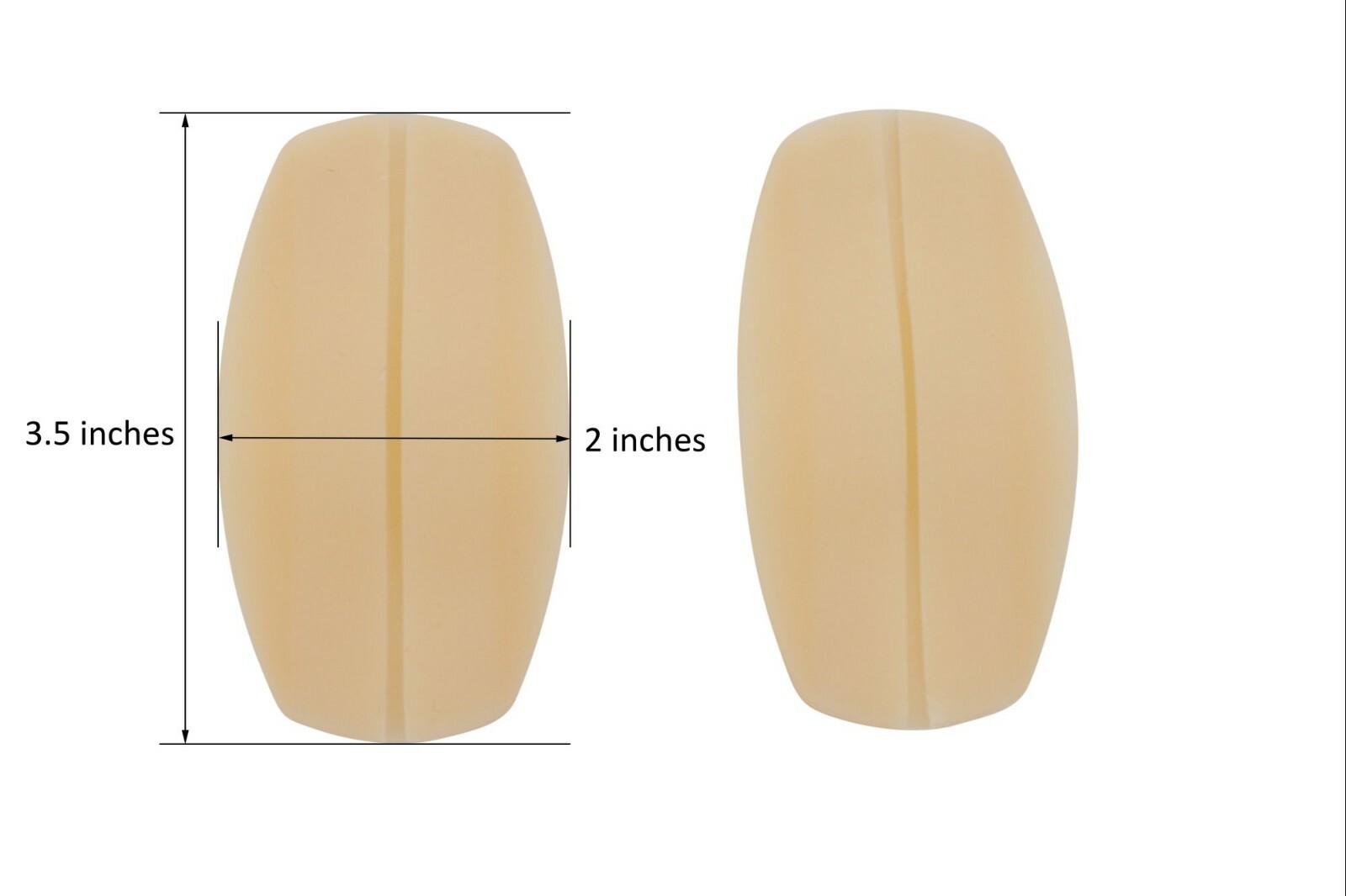 Flirtzy Soft Silicone Bra Strap Cushion Holder Non-Slip Shoulder Pads, 2 Pair