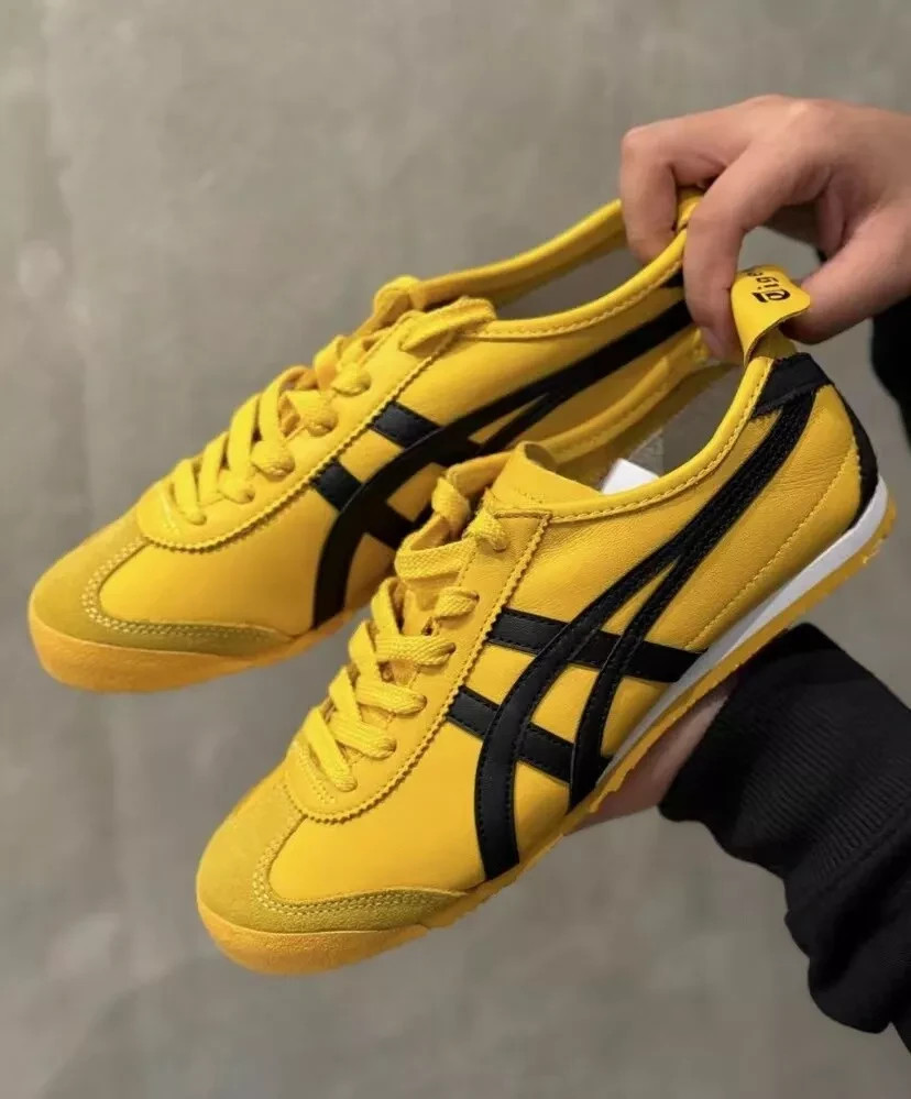 Authentic Onitsuka Tiger MEXICO 66 1183C102 751 YELLOW BLACK Sneakers Shoes