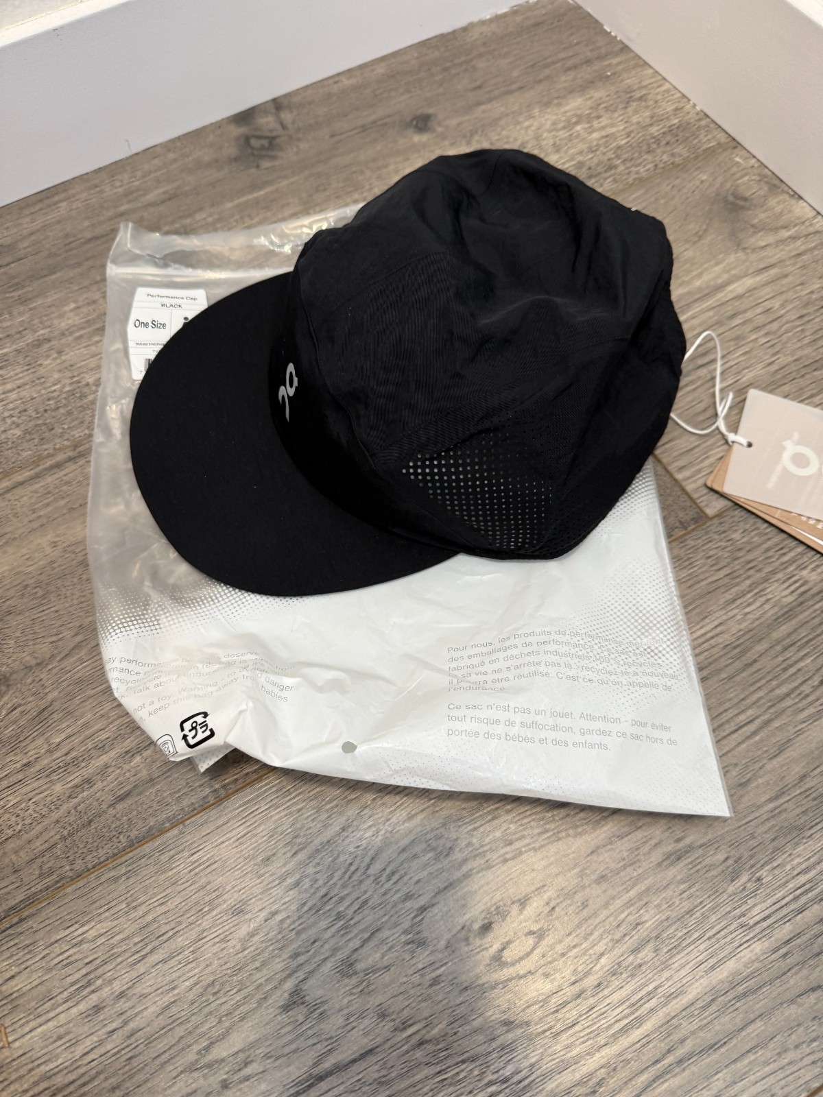 On Cloud Running Performance Panel Cap Adjustable Lightweight Hat One Size