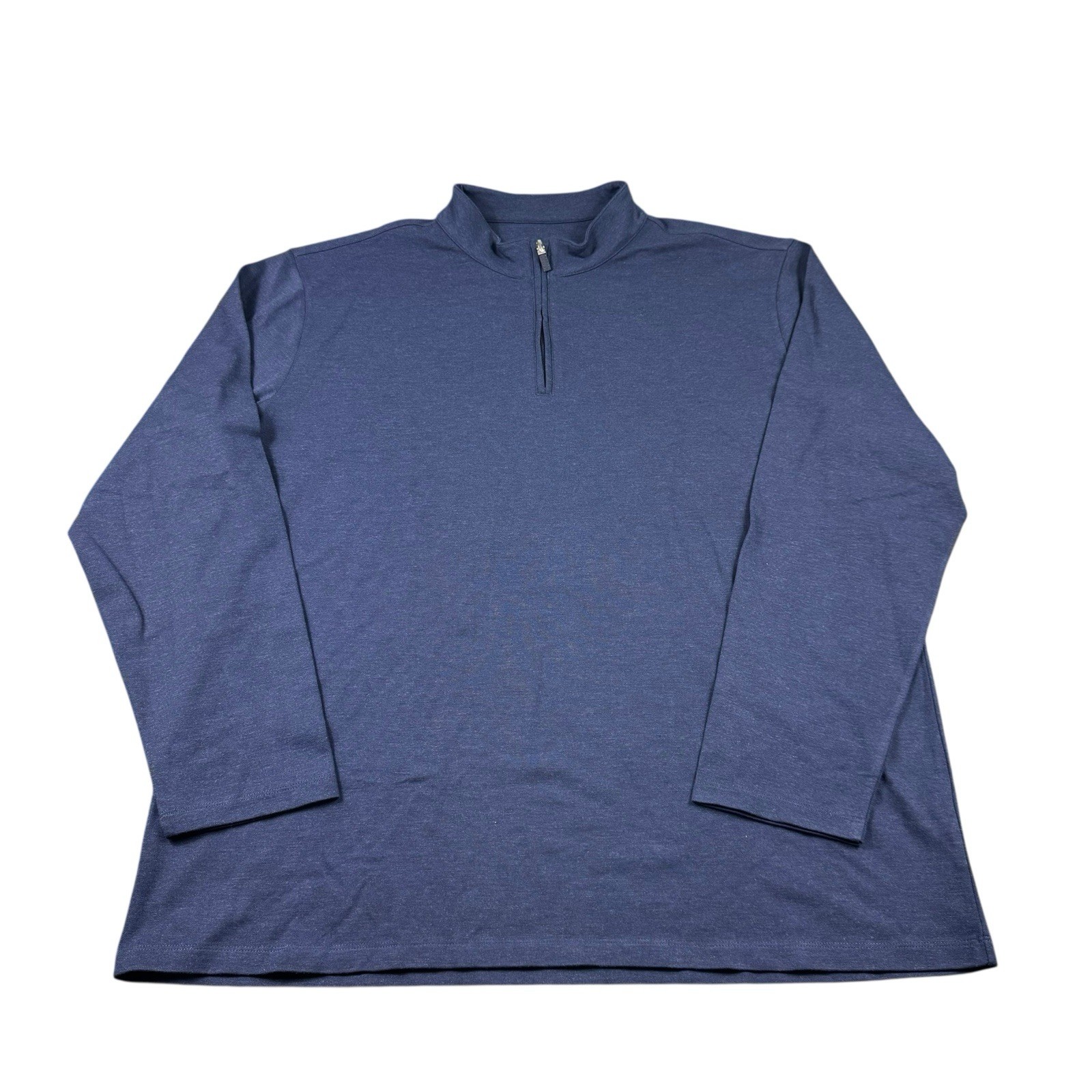 Mizzen + Main Blue Half Zip Performance Men’s Pullover Sweater Size 2XL