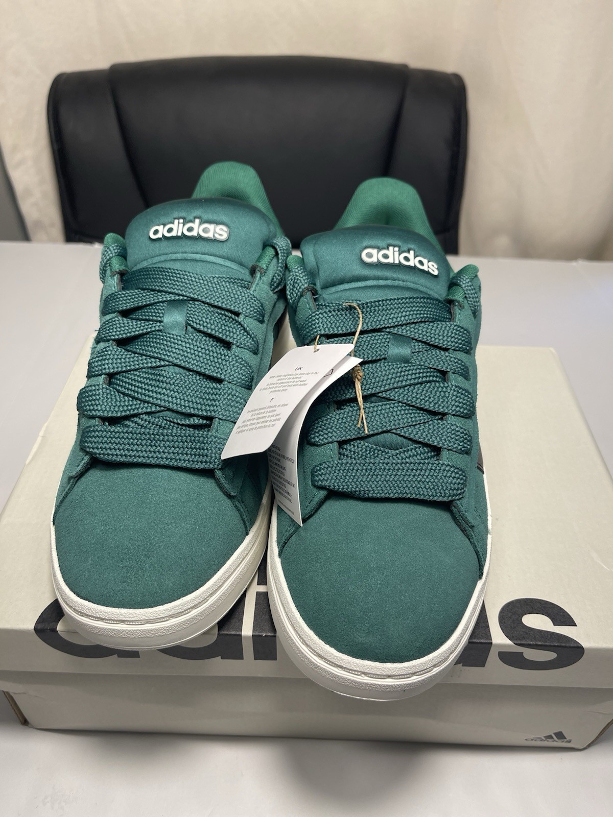 Adidas Men’s Grand Court Alpha 00’s Skateboarding Sneakers Shoes Green/black 7.5