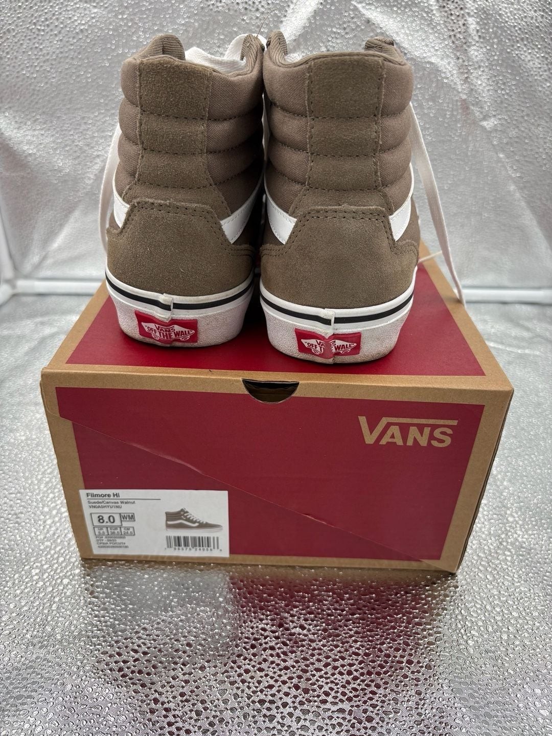 Vans Filmore Hi Suede/Canvas Walnut High-Top Sneakers