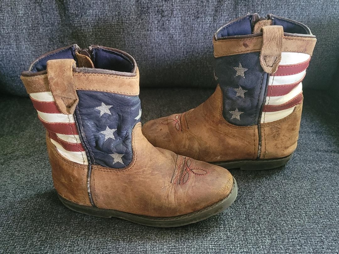 Toddler Stars and Stripes Cowboy Boots