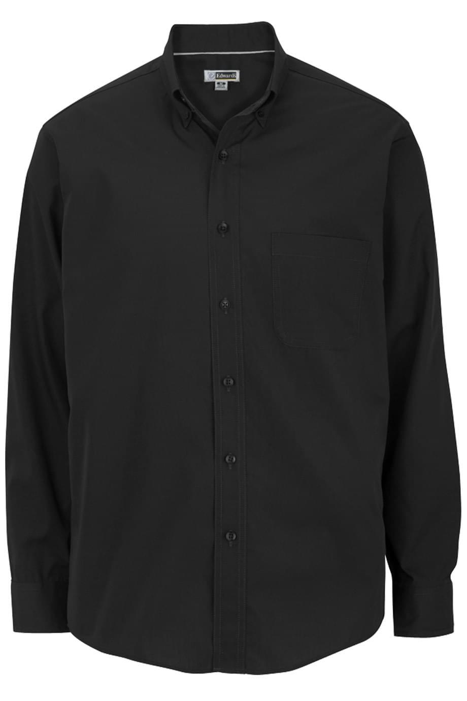 Edwards Garments Men’s Lightweight Long Sleeve Poplin Tall Shirt – 1295