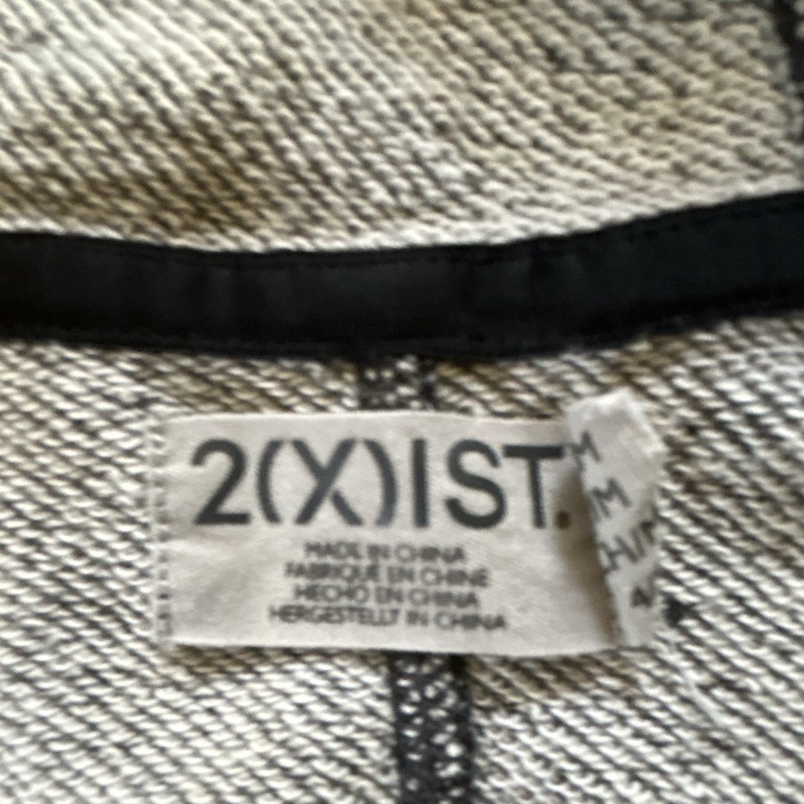2(X)IST Gray Hooded Full Zip Fleece Cotton One-Piece Jumpsuit Women M