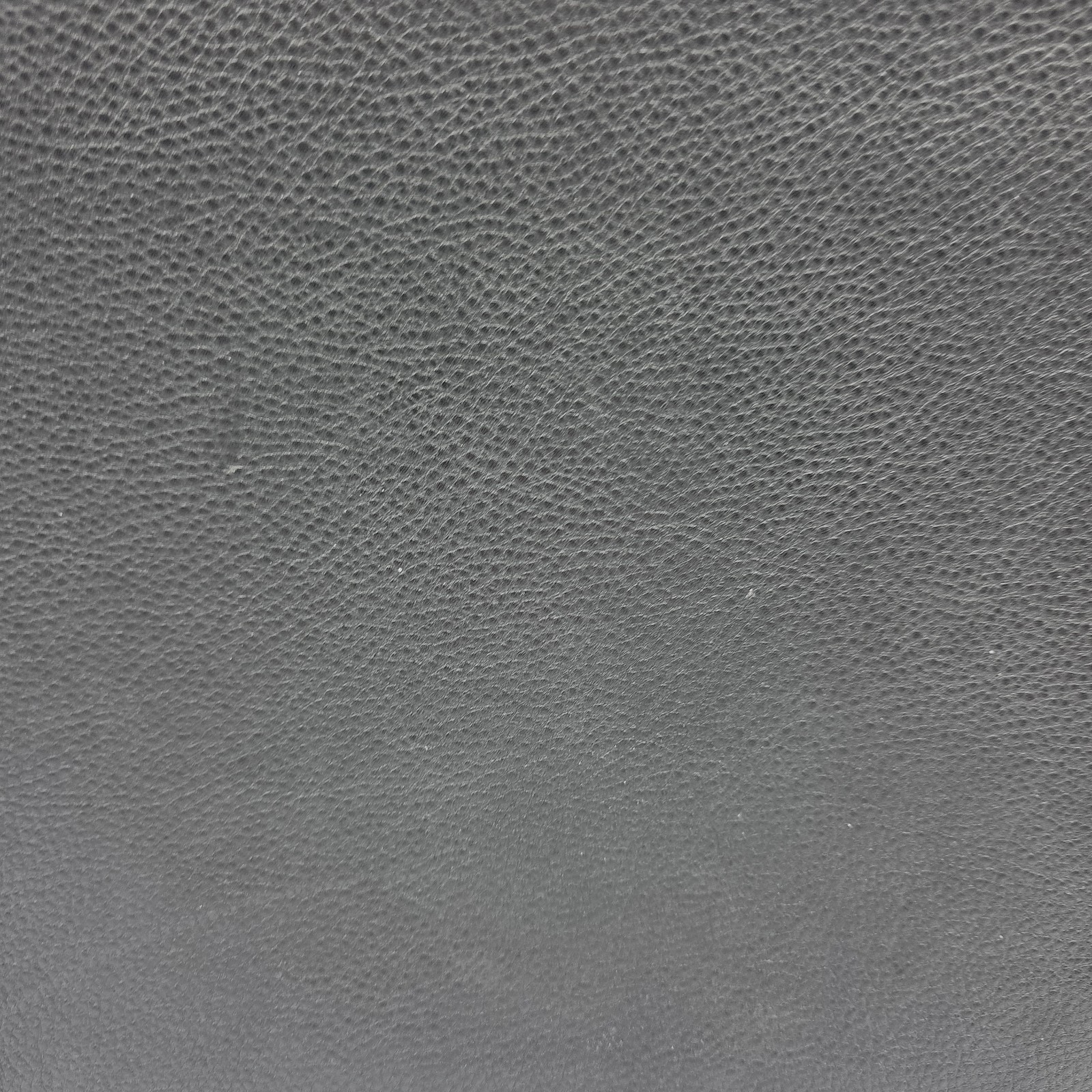 Coach Crosby Push Lock Black Pebbled Leather Zip Top Pouch Bag Document Table