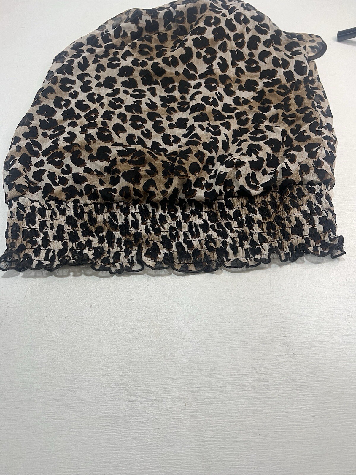 Women’s Shirt Size L Brown Black ￼ Leopard B Wear