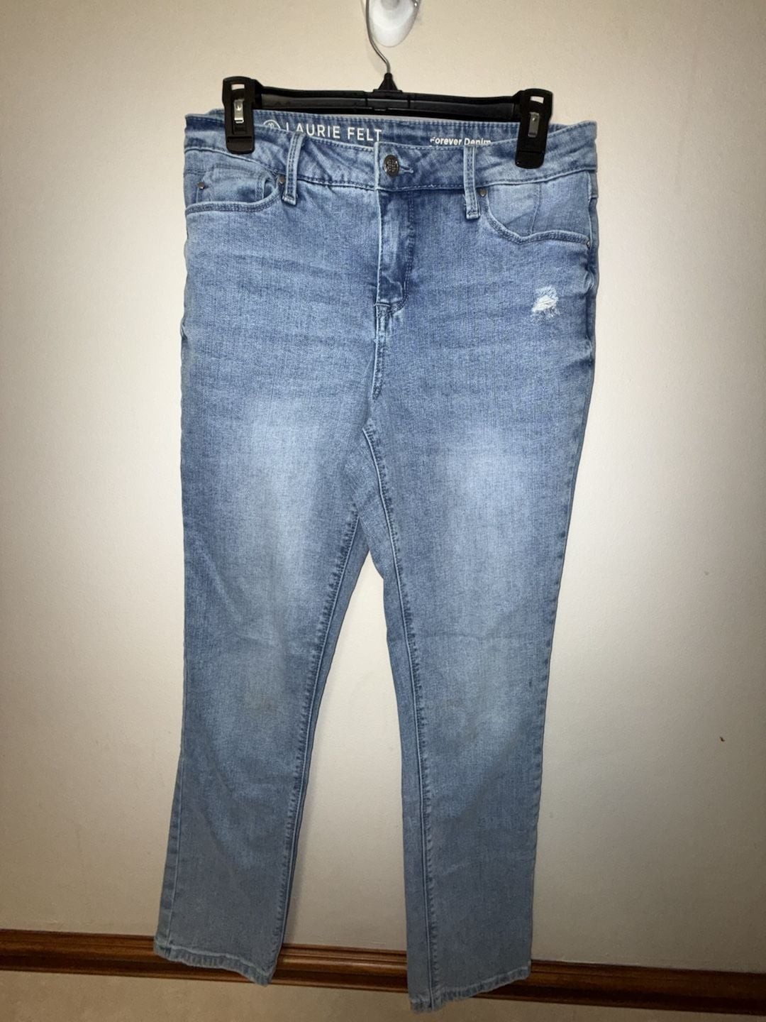 Laurie Felt Los Angeles Forever Denim Relaxed Straight Leg Jeans Size 6
