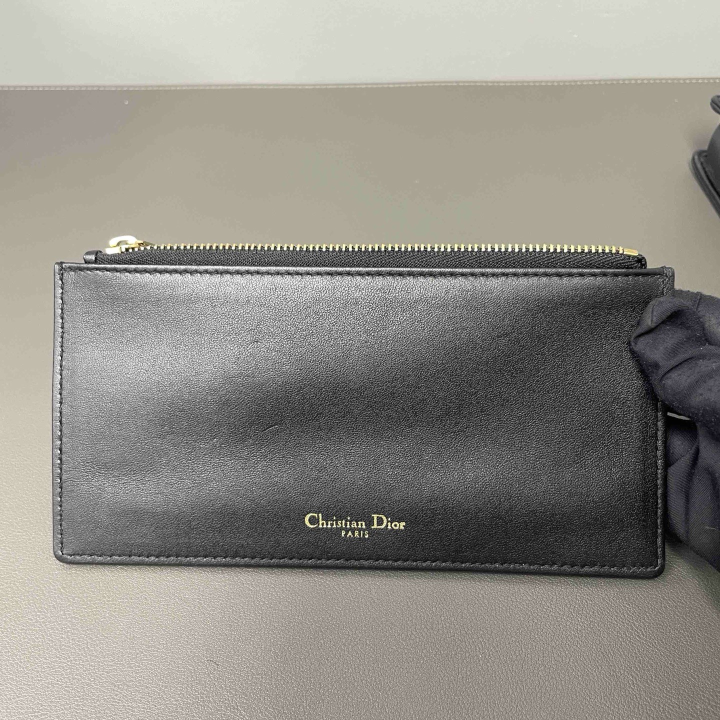 Dior Pre-Owned Authentic Chain Bag Black 21.5*12.5*3 Free Tracked Shipping