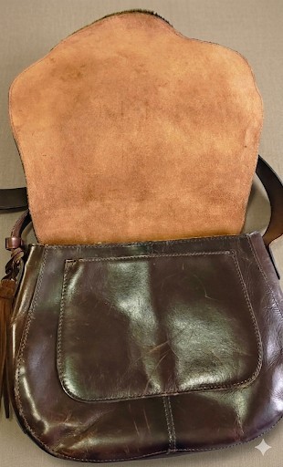 Patricia Nash Bag & Wallet Set DISTRESSED Cavalino Hair On Hide