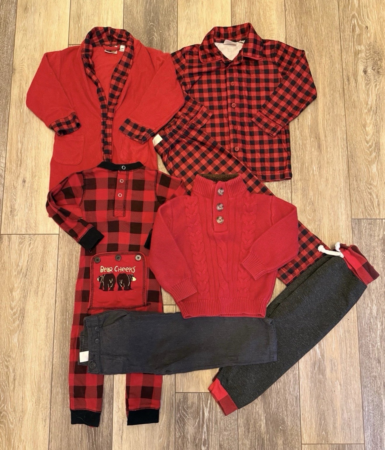 12-18 Months Bundle plaid Christmas Huge Bundle Lot Boys