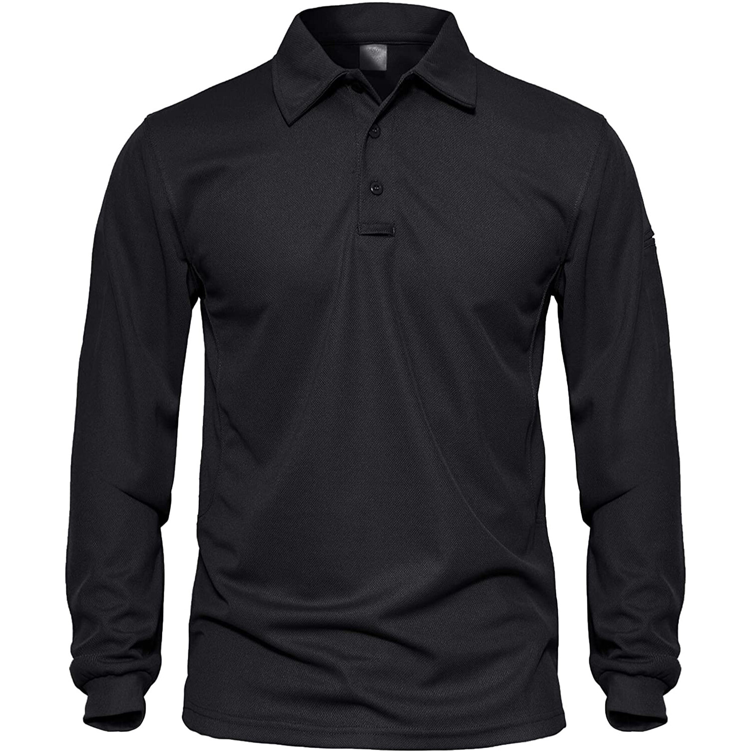 Men’s Golf Polo Shirts Long Sleeve Quick Dry Performance Casual Work Sport T US