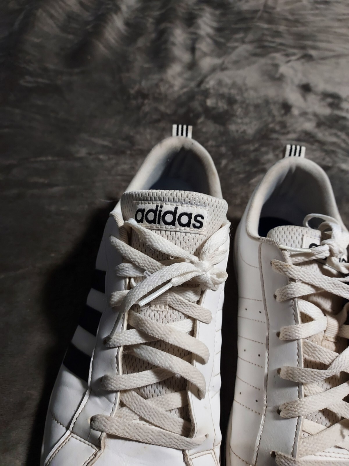 Adidas Mens VS Pace AW4594 White Casual Shoes Sneakers Size 12