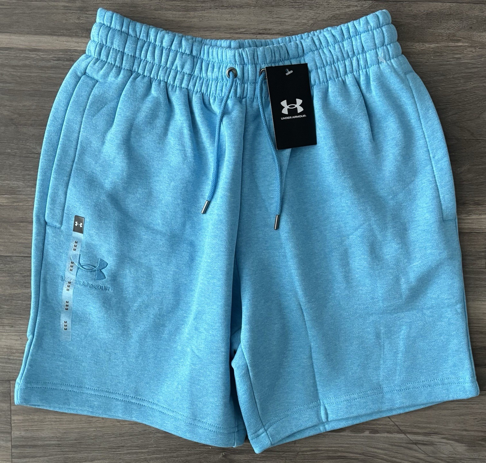 Under Armour Icon Fleece Shorts Blue Comfort Loose Fit Men’s Sizes M-L NWT