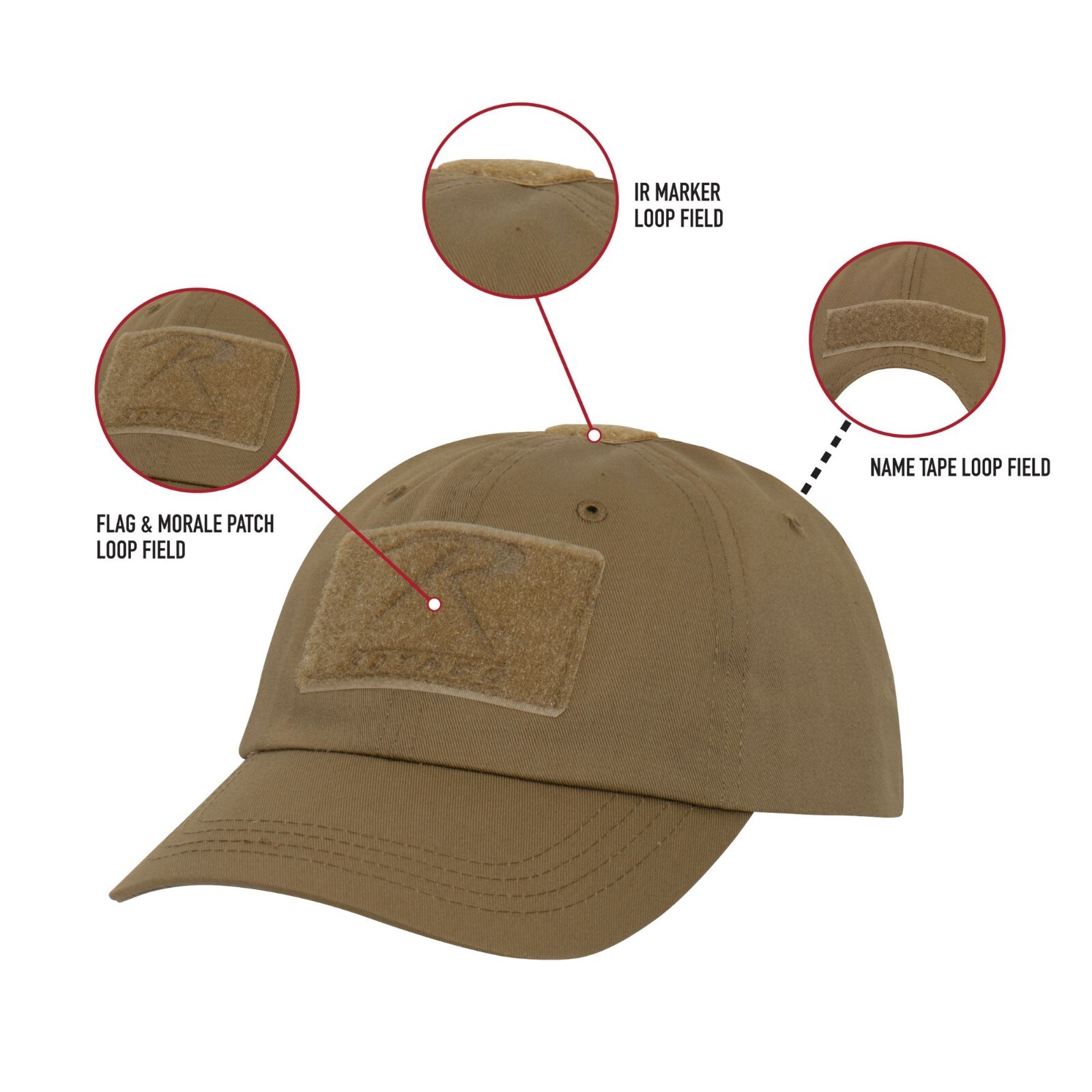 Tactical Operator Cap Adjustable Military Contractor Hat Army Camo Patches