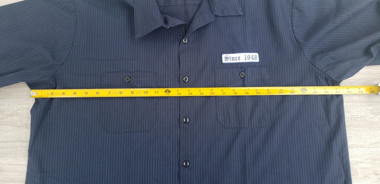 In-N-Out Burger 75th Anniversary Work Shirt 2023 Men’s 2XL Navy Button Front