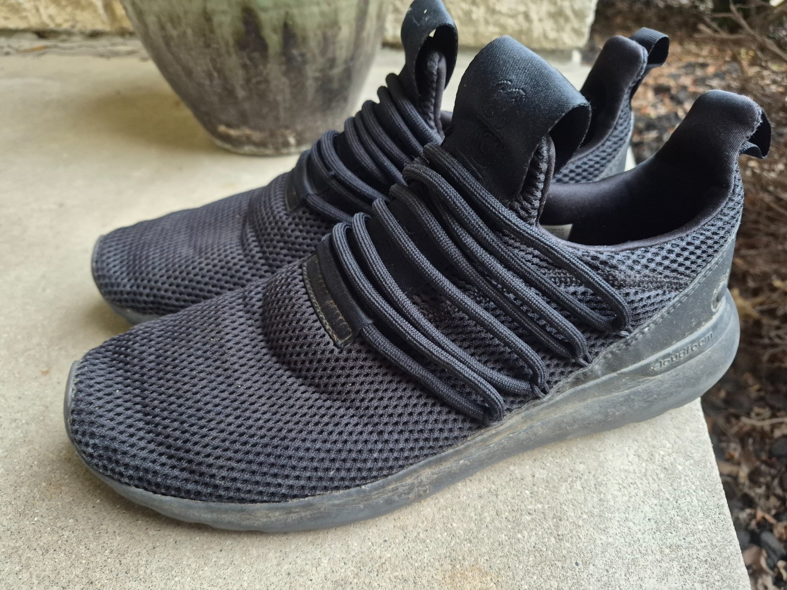 Adidas Lite Racer Adapt Slip On Running Shoes Used 9.5