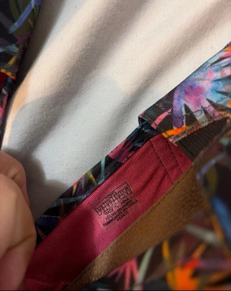 TOMS Women’s Slip-On Flats Canvas Floral Hawaiian Multicolor US 7.5 EU 38