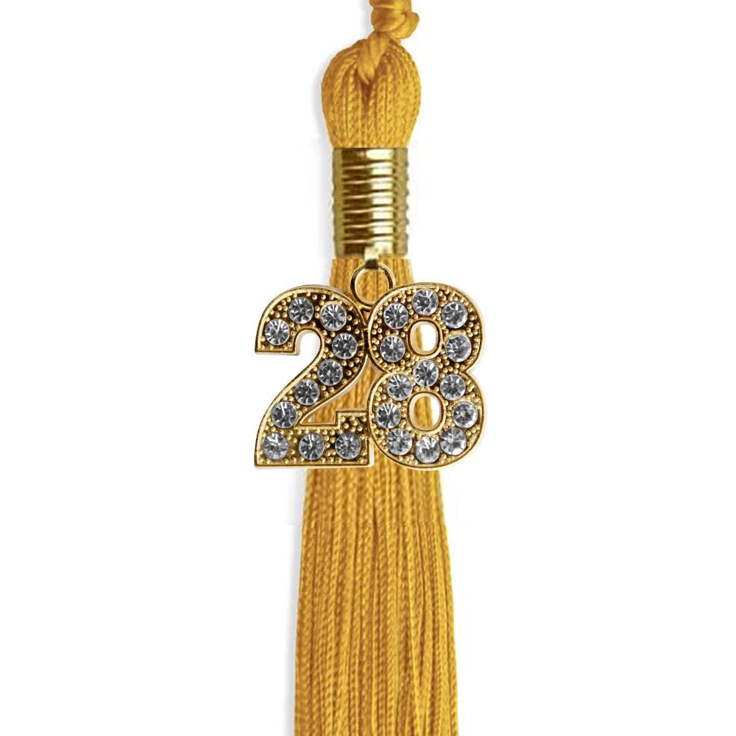 Endea Graduation Gold Tassel With Gold Date Drop